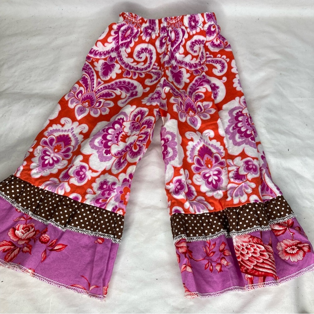 Heather Hill toddler boho wide leg pants